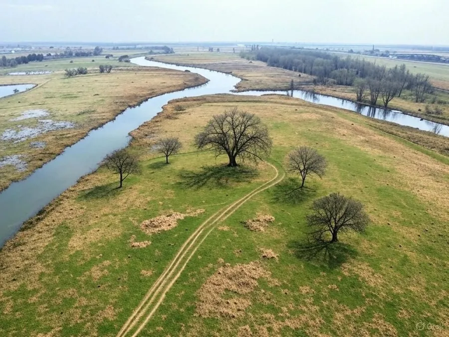 Mosaic of river, wetland and grassland habitats